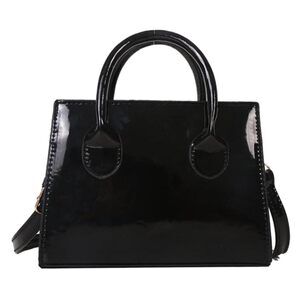 Patent Leather Handbag Shinny Clutch Purse Mini Shoulder Bag Christmas